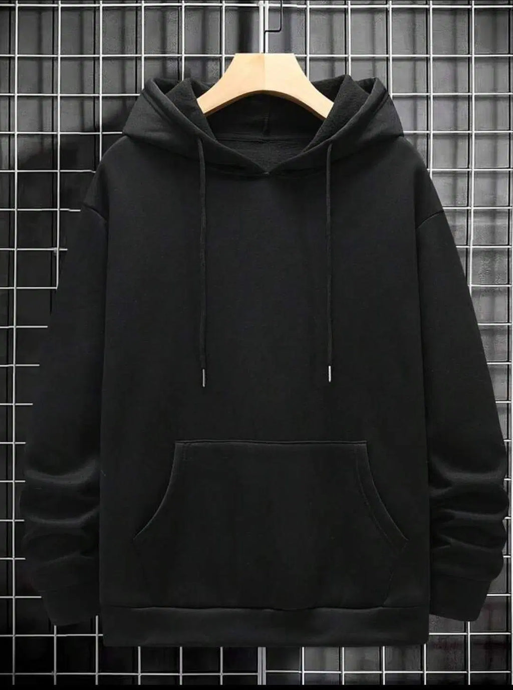 1 Pc Men's Fleece Plain Hoodie